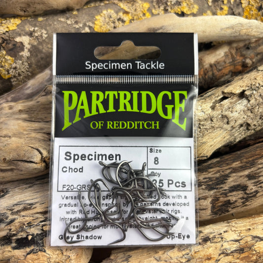 Partridge F20 Chod Carp Hook - 25 hooks SPRITE Fishing