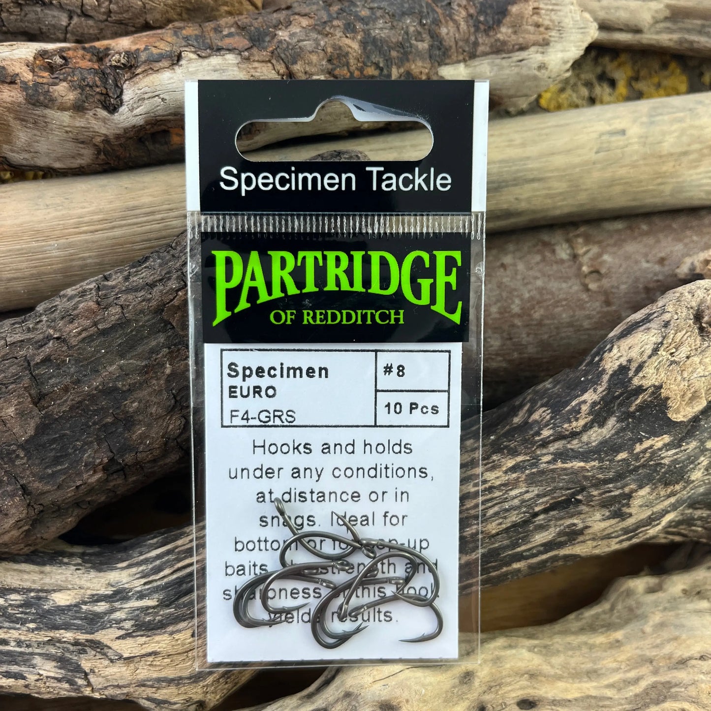Partridge Specimen Euro Carp Hook - F4GRS SPRITE Fishing