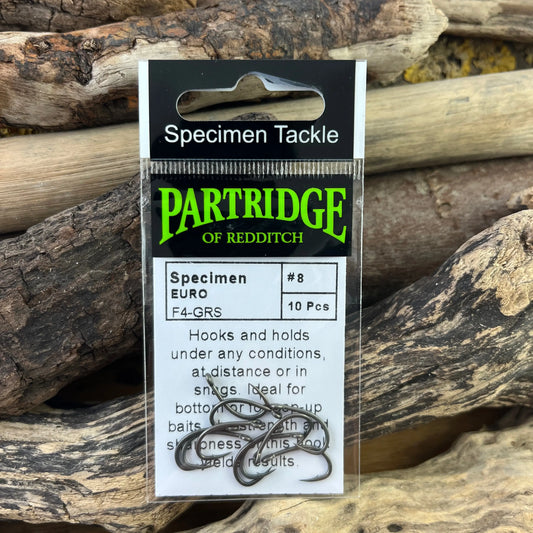 Partridge Specimen Euro Carp Hook - F4GRS SPRITE Fishing