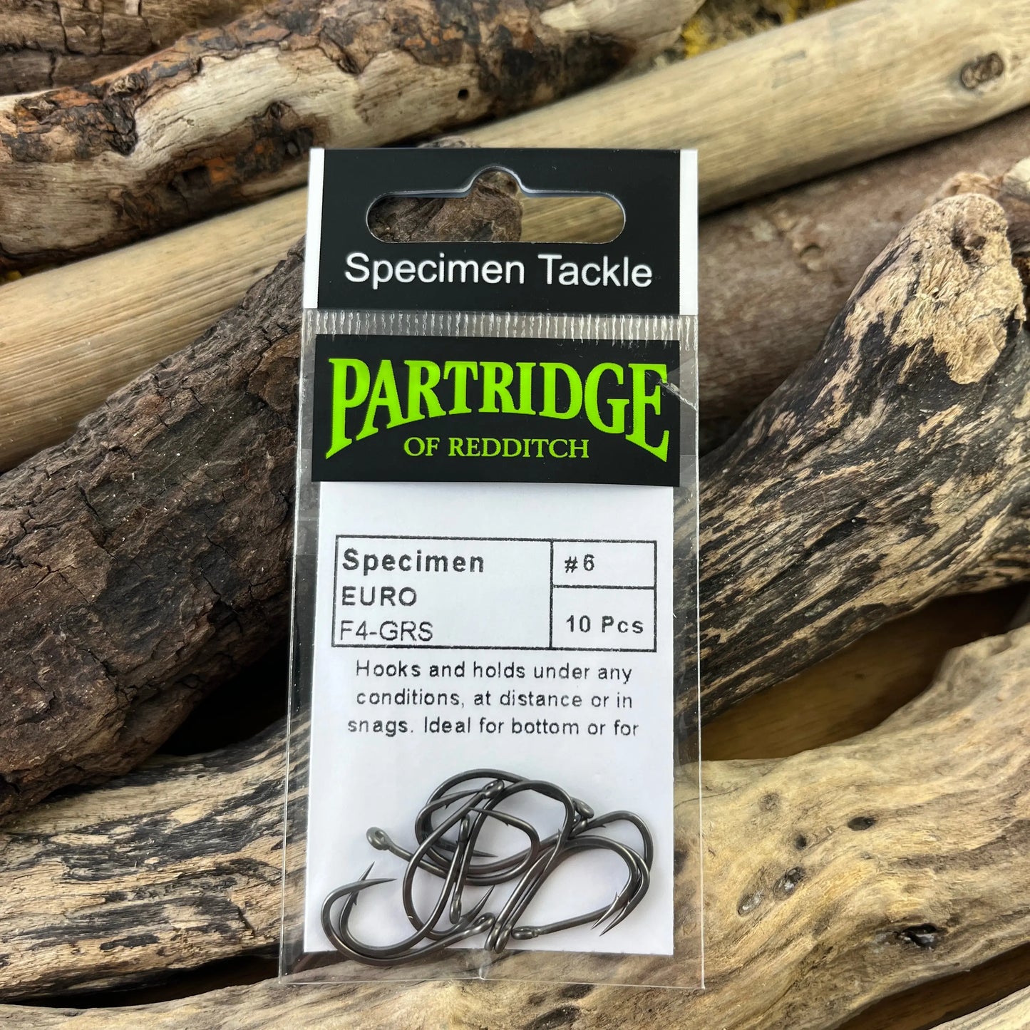 Partridge Specimen Euro Carp Hook - F4GRS SPRITE Fishing