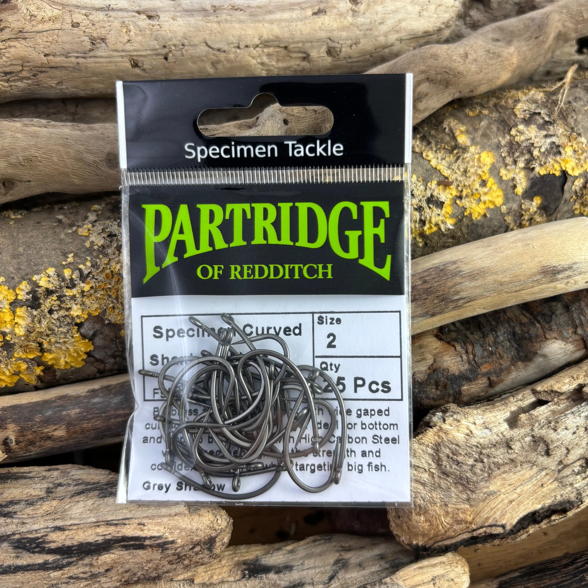 Partridge F9B Barbless Curved Shank Carp Hook - 25 Hooks SPRITE Fishing