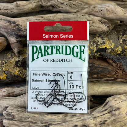 Partridge Heritage CS26 Fine Wire Salmon Streamer Hooks SPRITE Fishing