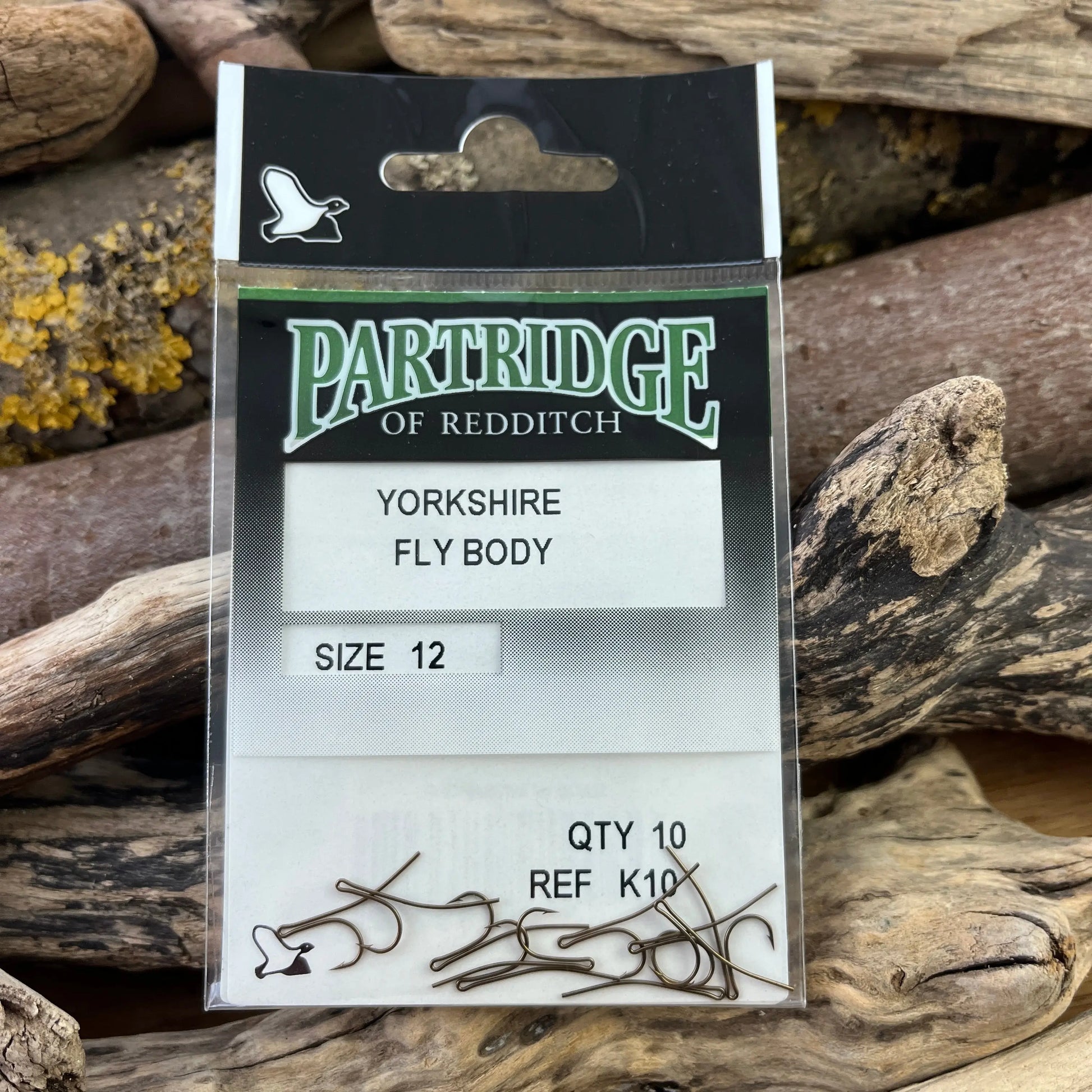 Partridge Heritage K10 Yorkshire Fly Body Hook SPRITE Fishing