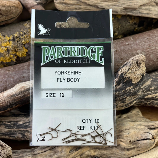 Partridge Heritage K10 Yorkshire Fly Body Hook SPRITE Fishing