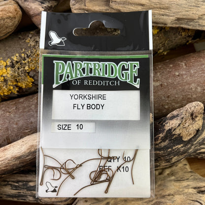 Partridge Heritage K10 Yorkshire Fly Body Hook SPRITE Fishing