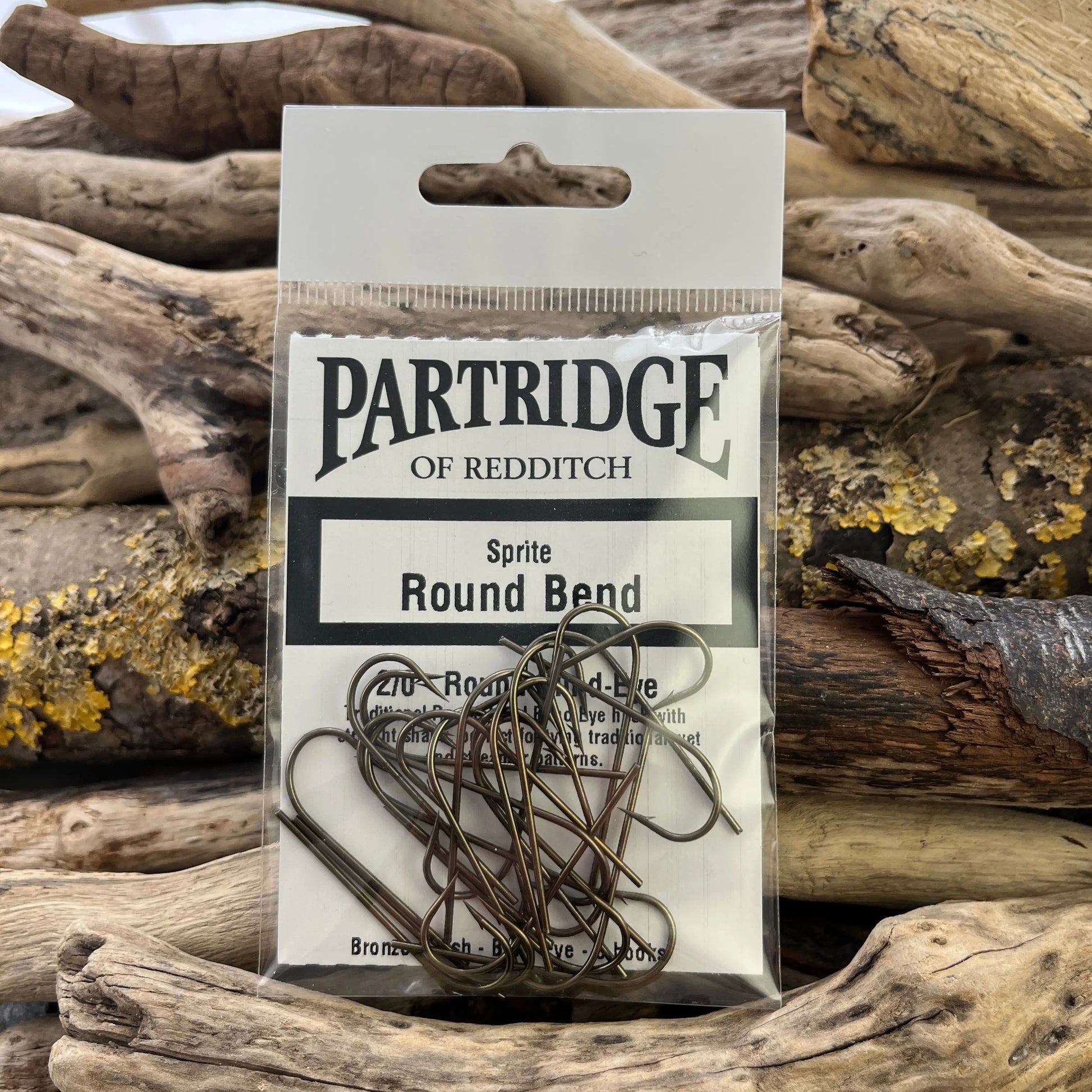 Partridge Heritage Round Bend Blind-eye Hook SPRITE Fishing