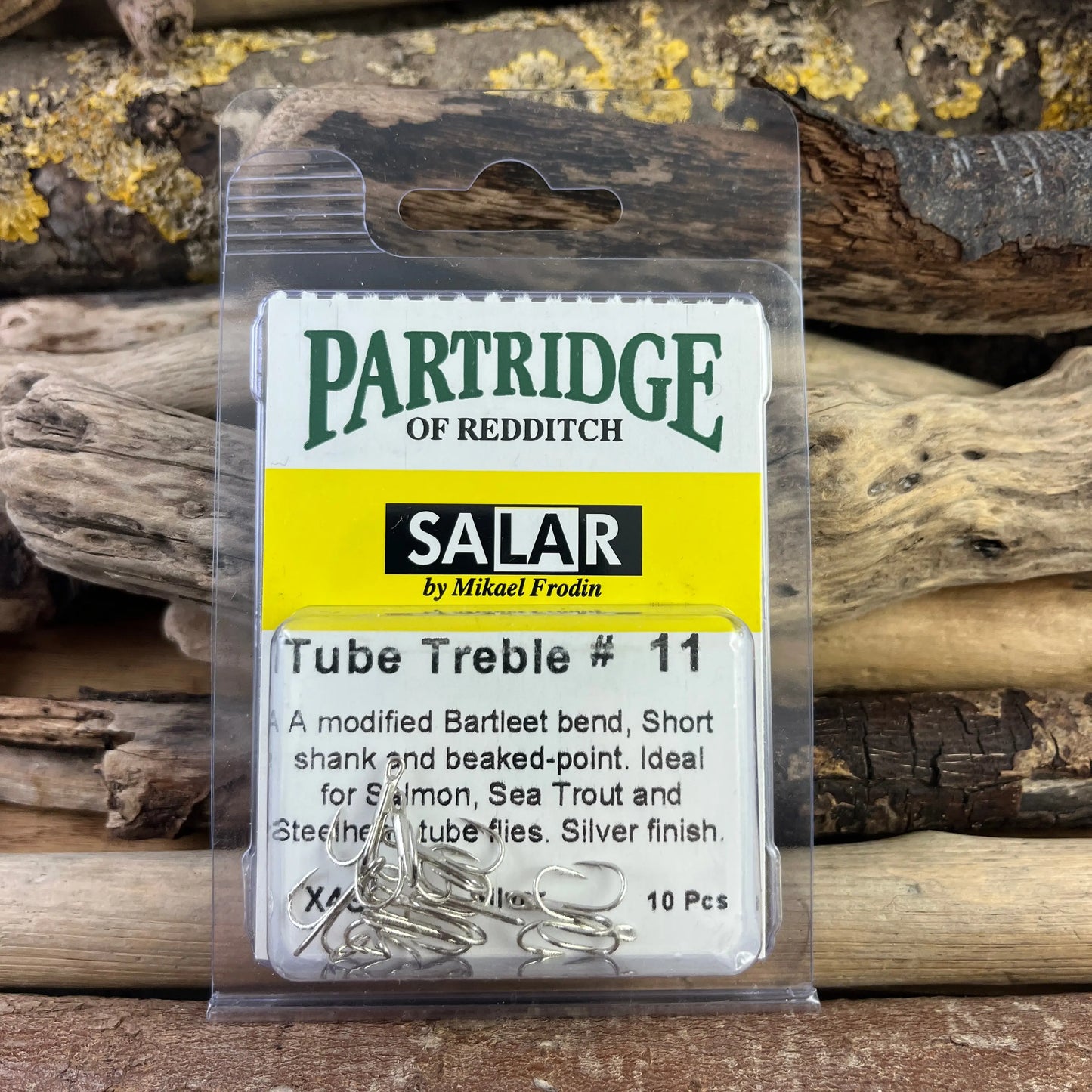 Partridge Heritage SALAR X4 Salmon Tube Treble Fly Hook SPRITE Fishing