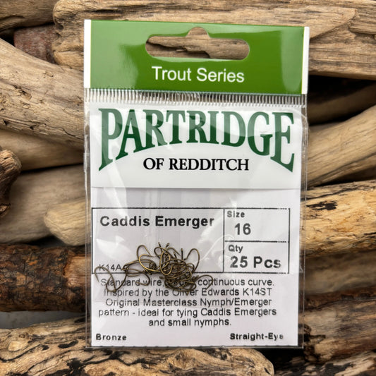 Partridge-K14A-Caddis-Emerger-Hook-#16-SPRITE-Fishing