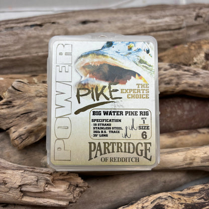 Partridge Pike Power Single Treble Rig #6 - Sprite Fishing