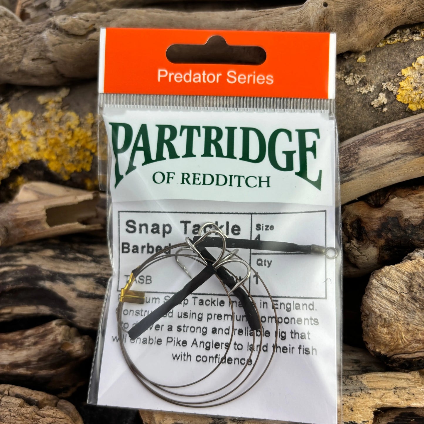 Partridge Predator Barbed Snap for Pike, Perch and Zander SPRITE Fishing