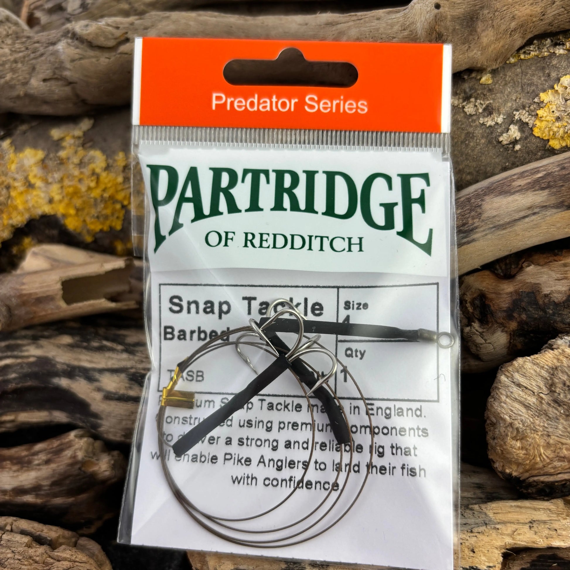 Partridge Predator Barbed Snap for Pike, Perch and Zander SPRITE Fishing