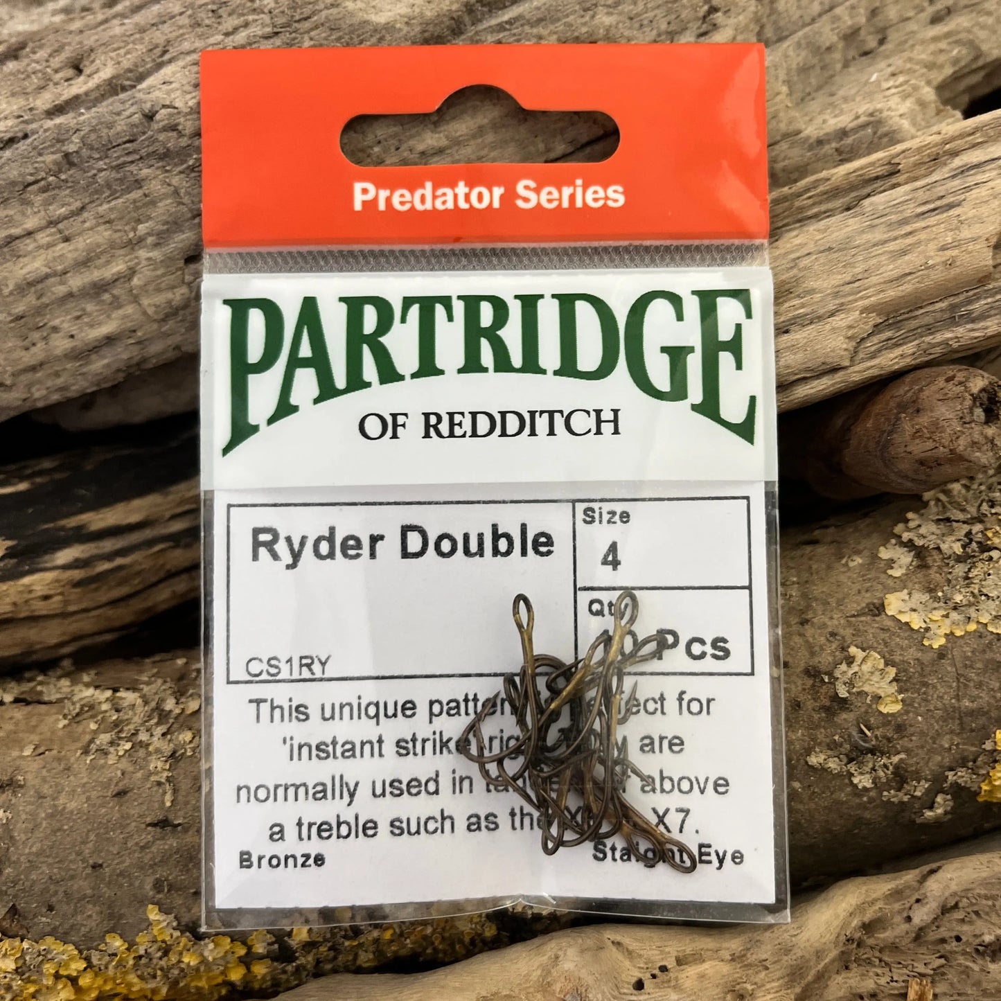 Partridge Predator CS1RY Ryder Double Hook SPRITE Fishing