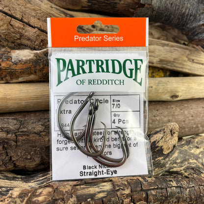 Partridge Predator Circle Extra Hook for Catfish, Pike and Zander SPRITE Fishing