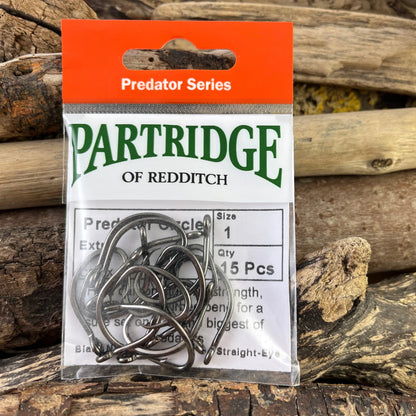 Partridge Predator Circle Extra Hook for Catfish, Pike and Zander SPRITE Fishing