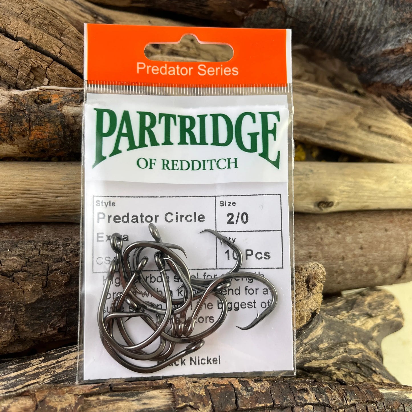 Partridge Predator Circle Extra Hook for Catfish, Pike and Zander SPRITE Fishing