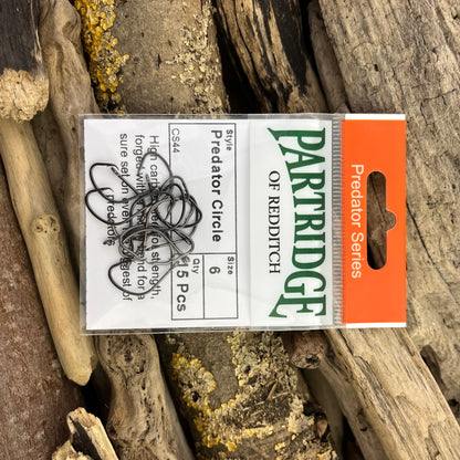 Partridge Predator Circle Hook for Catfish, Pike, Zander and Perch Predators SPRITE Fishing