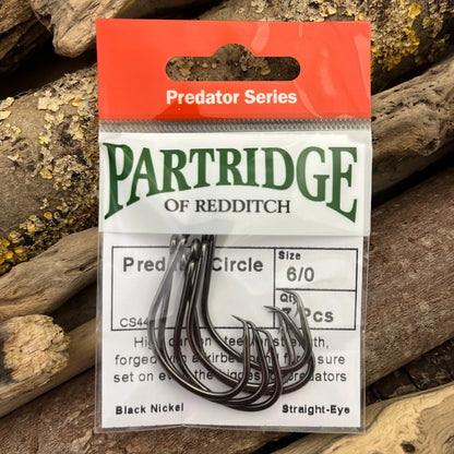 Partridge Predator Circle Hook for Catfish, Pike, Zander and Perch Predators SPRITE Fishing