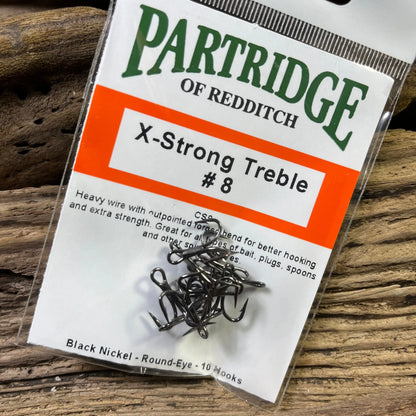 Partridge Predator Extra-Strong Treble Hook SPRITE Fishing