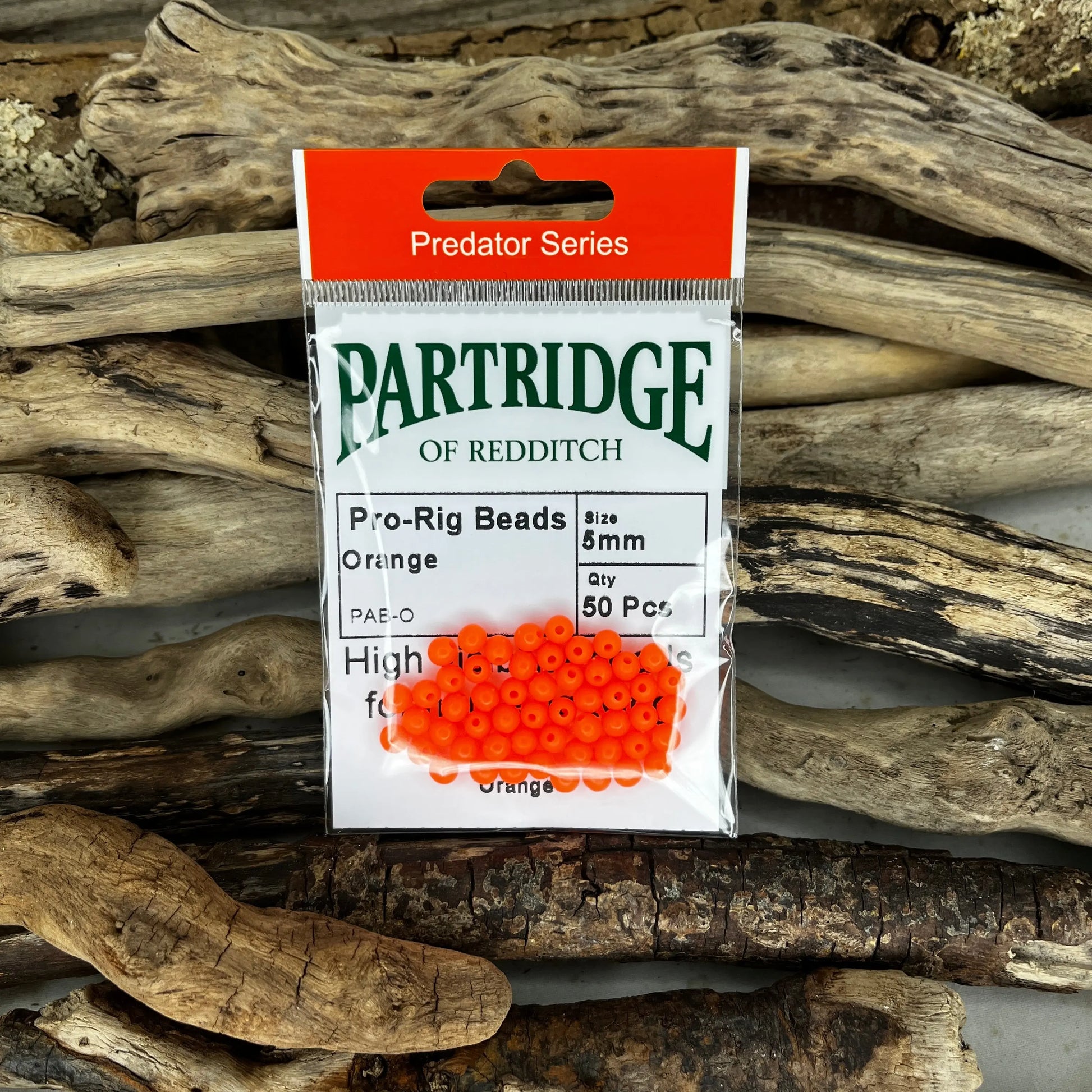 Partridge Predator PAB-O Rig Beads Orange - Sprite Fishing