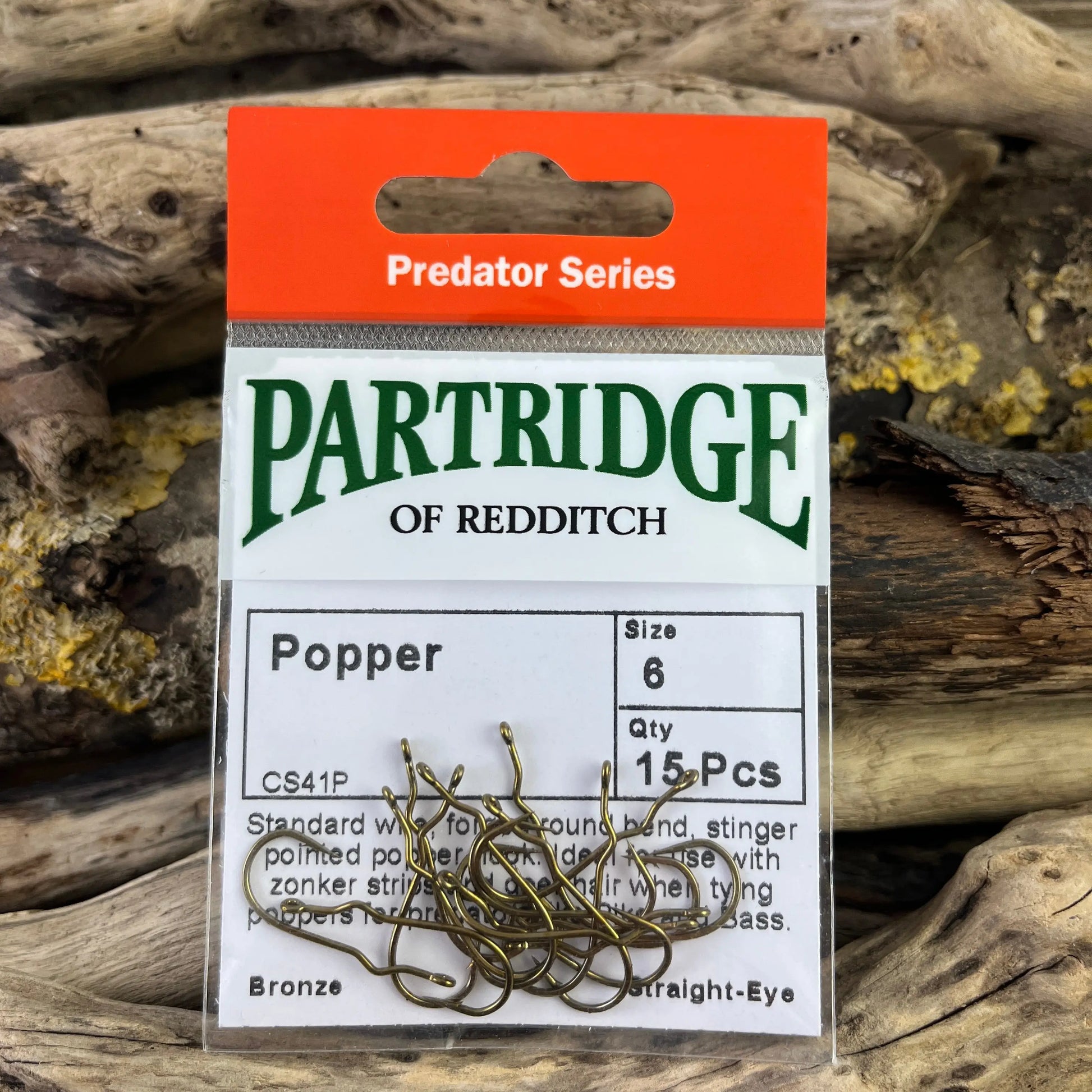 Partridge Predator Popper Hook CS41P SPRITE Fishing