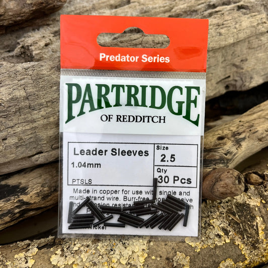 Partridge Predator Single Copper Leader Sleeves SPRITE Fishing