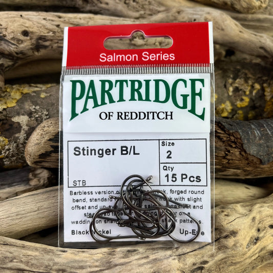 Partridge STB Salmon Barbless Stinger Hook SPRITE Fishing