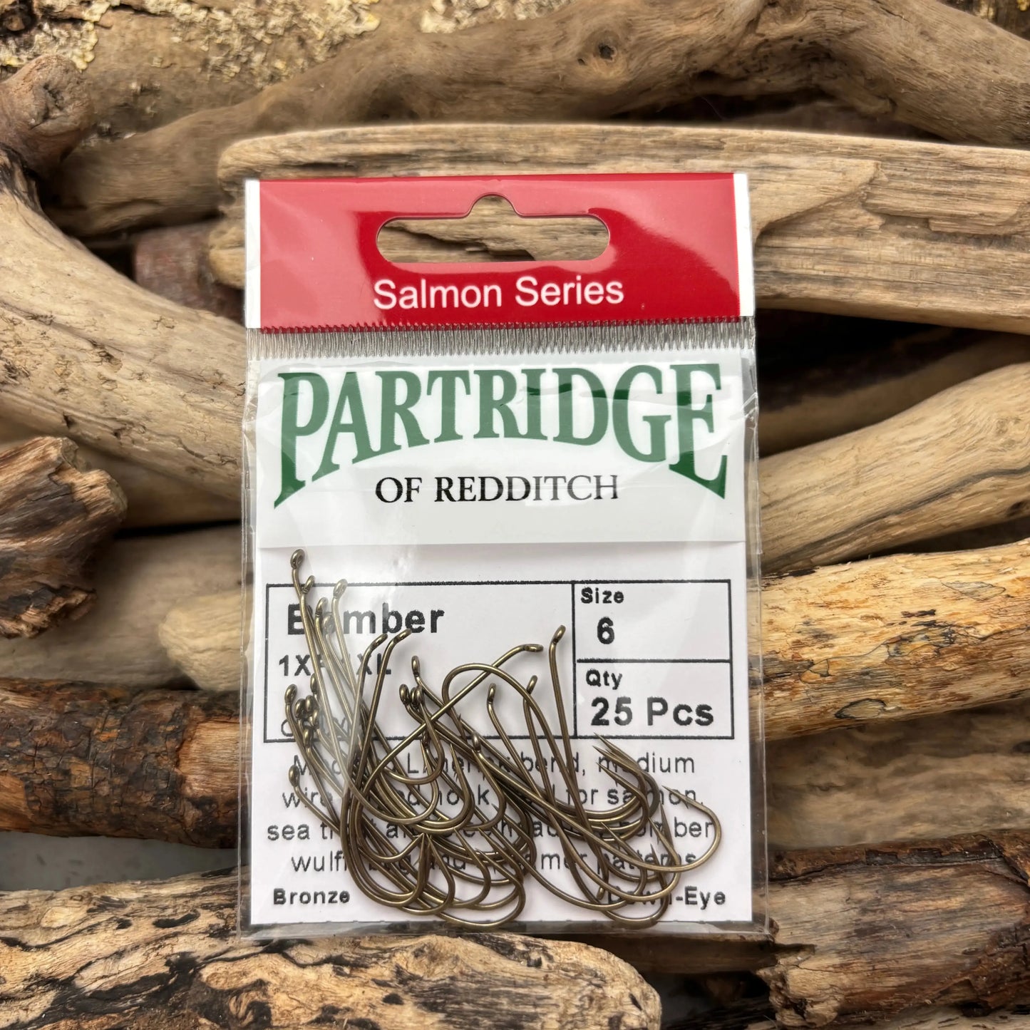 Partridge Salmon CS42 Bomber Hook #6 in Bronze - SPRITE Fishing