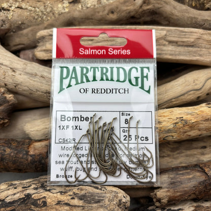 Partridge Salmon CS42 Bomber Hook #8 in Bronze - SPRITE Fishing