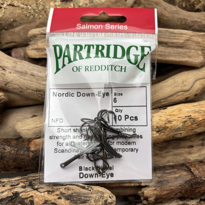 Partridge Nordic Salmon Down-Eyed Double Hook - Sprite Fishing