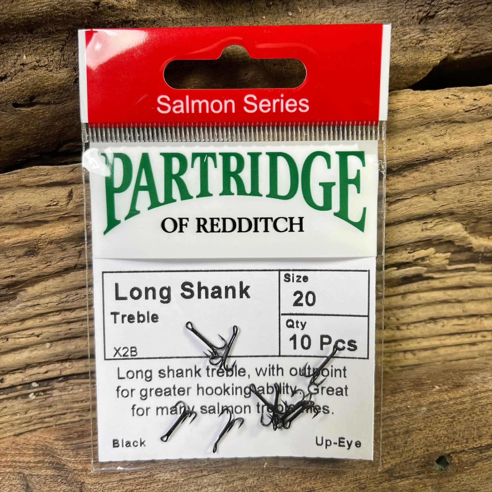 Partridge Salmon X2 Long Shank Out-Point Treble SPRITE Fishing