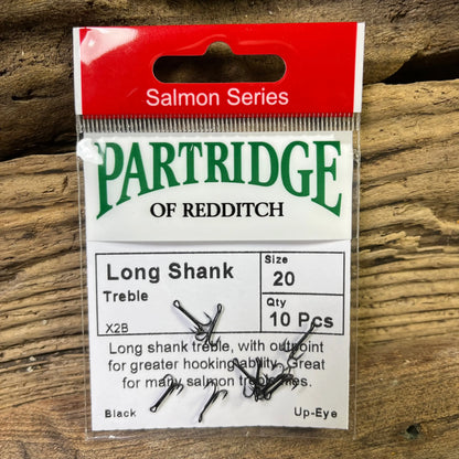 Partridge Salmon X2 Long Shank Out-Point Treble SPRITE Fishing