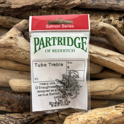Partridge-Salmon-X5-Tube-Fly-Treble-#6-SPRITE-Fishing