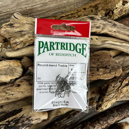 Partridge Salmon Round Bend Treble #6 - Sprite Fishing