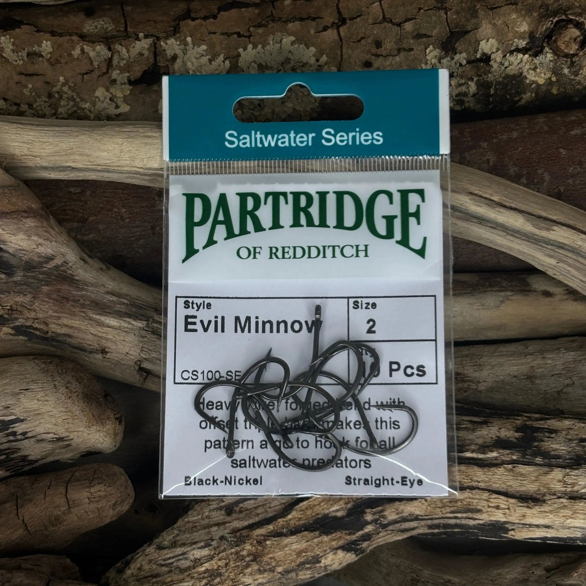 Partridge-Saltwater-CS100-SE-Evil-Minnow-Hook