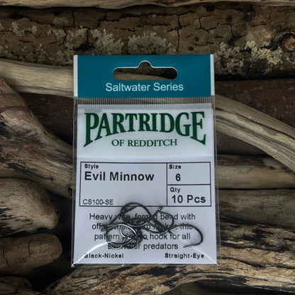 Partridge-Saltwater-CS100-SE-Evil-Minnow-Hook