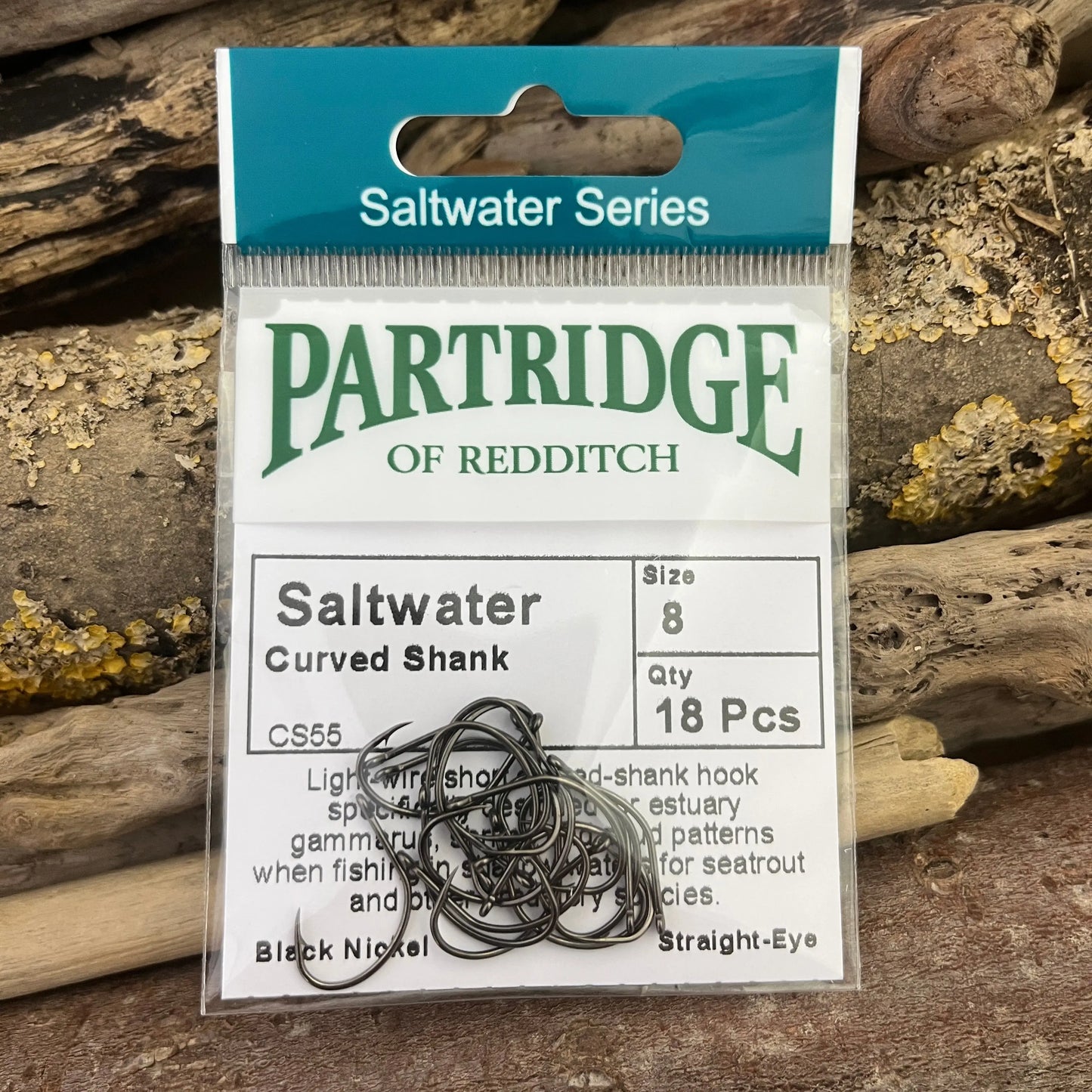 Partridge Saltwater CS55 Curved Shank Hook SPRITE Fishing