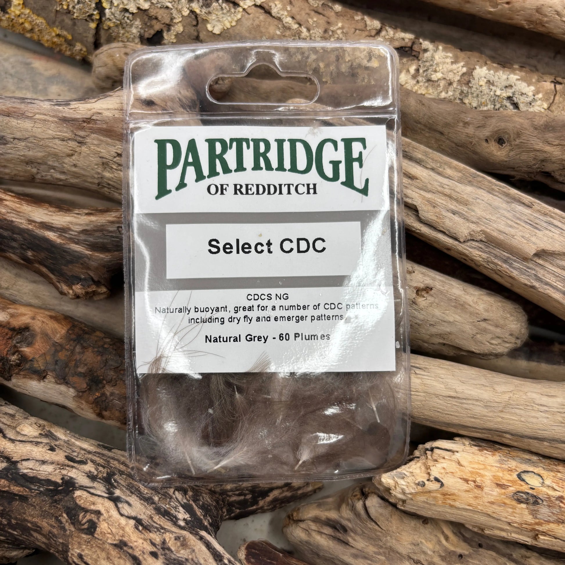 Partridge-Select-CDC-Plumes-Grey-SPRITE-Fishing