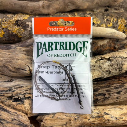 Partridge Snap Tackle, Barbed and Semi-Barbless for Pike, Perch and Zander SPRITE Fishing