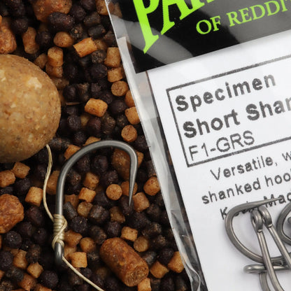 Partridge Carp F1B-GRS Specimen Short Shank Boilie Barbless - SPRITE Fishing