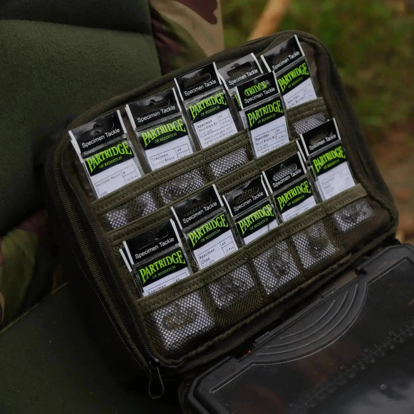 Partridge Carp F20B-GRS Specimen Chod Barbless Hook - SPRITE Fishing