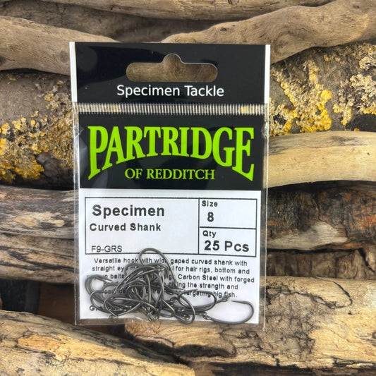 Partridge Specimen Curved Shank Barbless Hook SPRITE Fishing