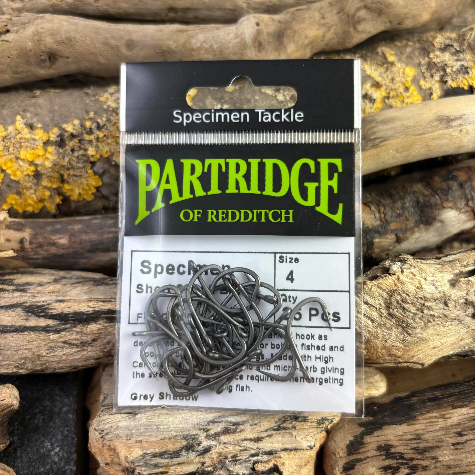 Partridge Specimen F1B Short-Shank Barbless Boilie Hook SPRITE Fishing