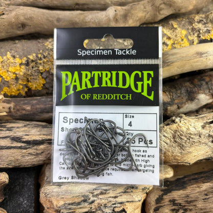 Partridge Specimen F1B Short-Shank Barbless Boilie Hook SPRITE Fishing