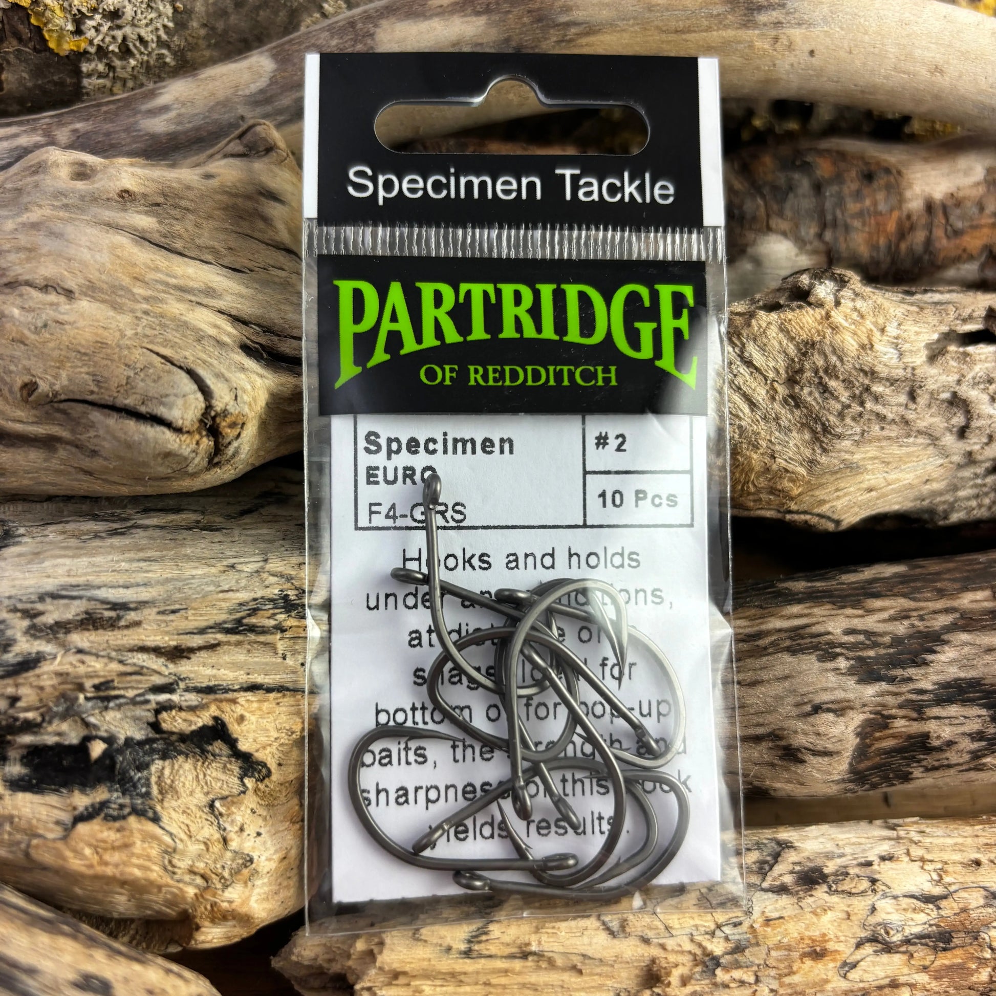 Partridge Specimen F4-GRS Euro Carp Hook SPRITE Fishing