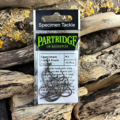 Partridge Specimen F9 Curved Shank Hook SPRITE Fishing