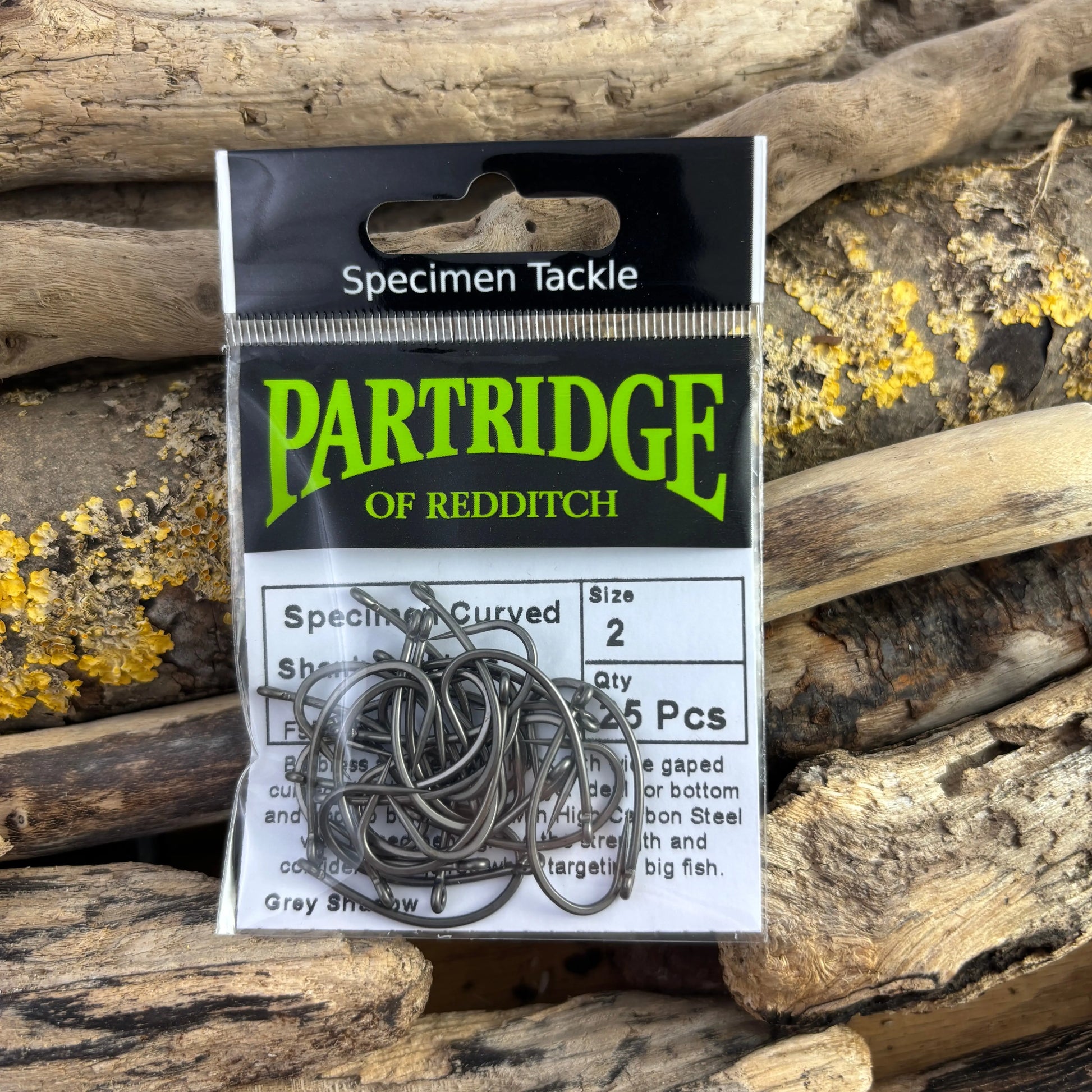 Partridge Specimen F9 Curved Shank Hook SPRITE Fishing
