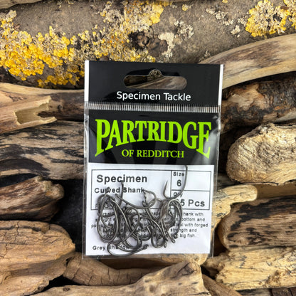 Partridge Specimen F9 Curved Shank Hook SPRITE Fishing