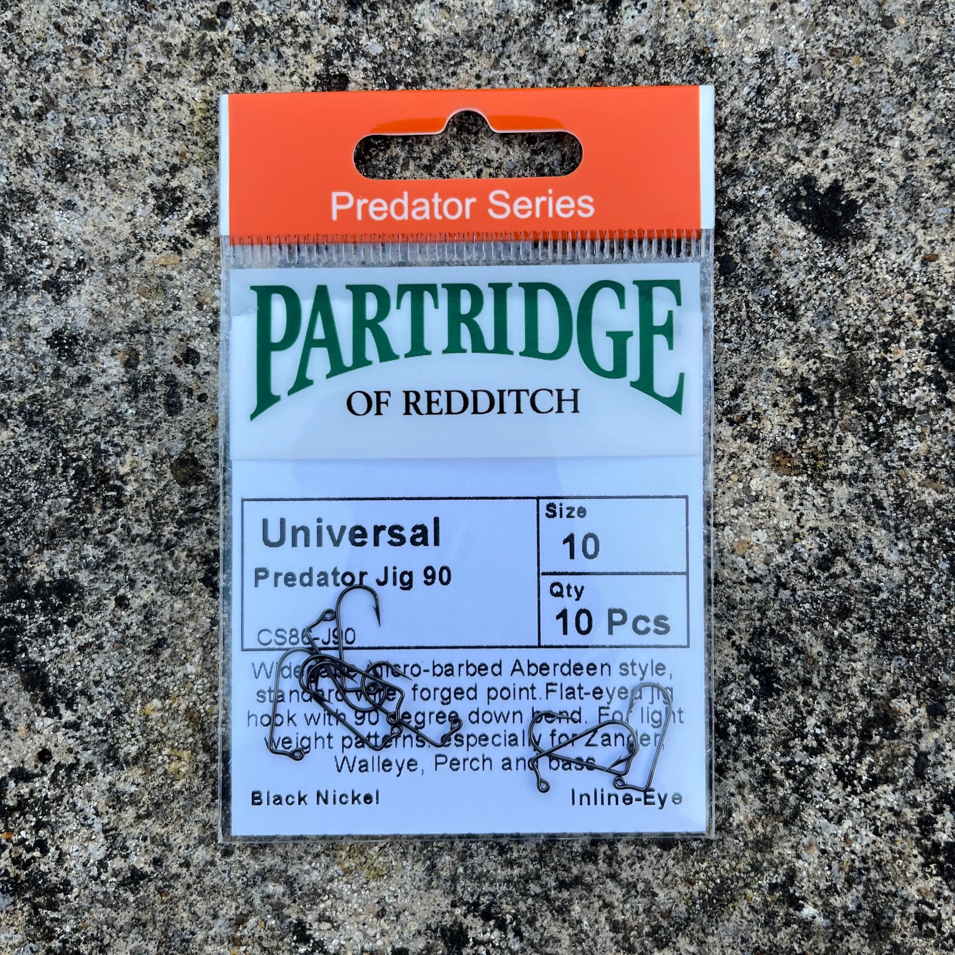 Partridge Universal Predator Jig 90° Hook SPRITE Fishing