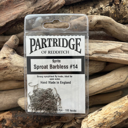 Sprite-Heritage-Barbless-Sproat-Wet Hook-#14-SPRITE-Fishing