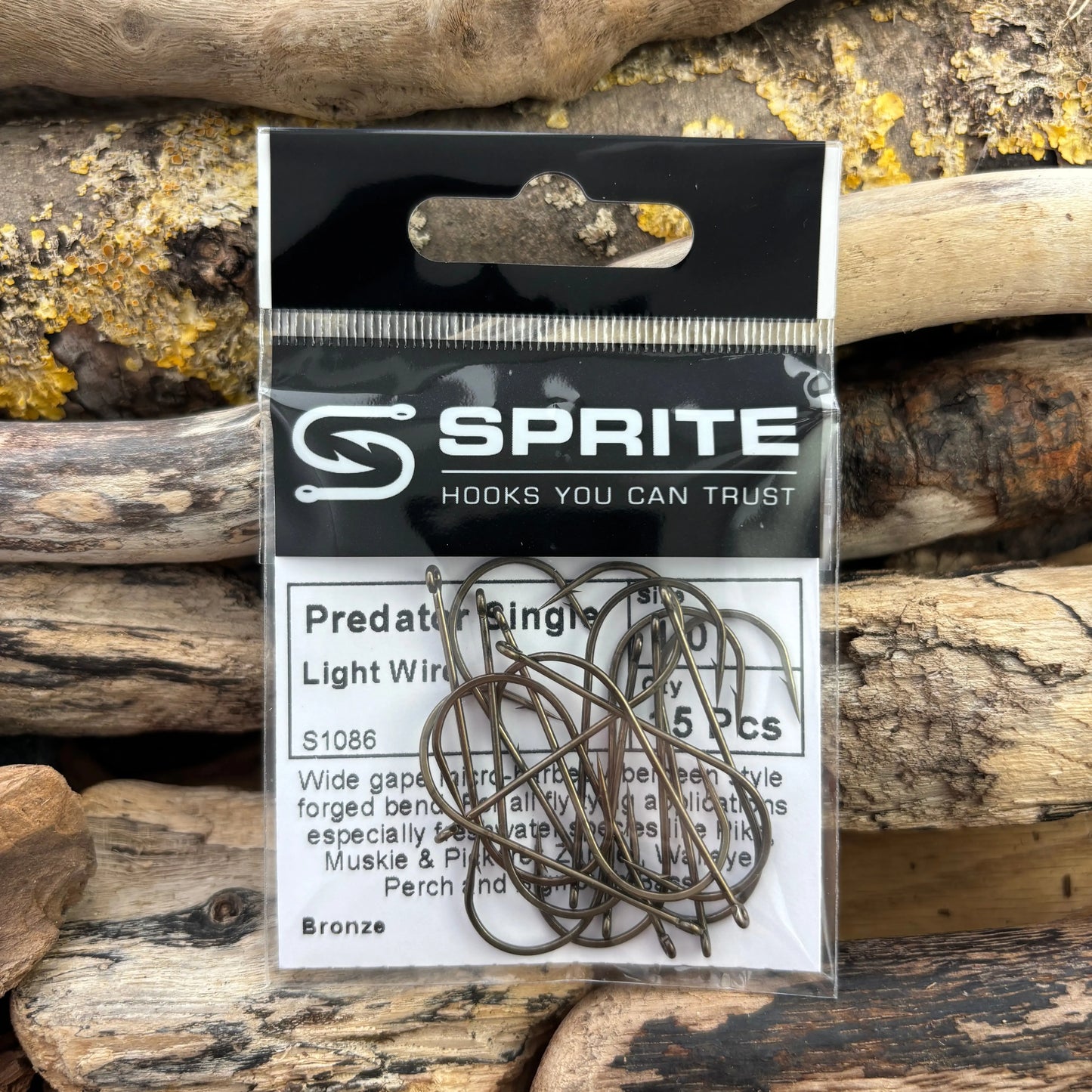 Sprite S1086 Predator Single Light Fly Hook SPRITE Fishing